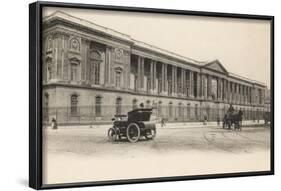 Colonnade, Louvre, Paris, 1910-French Photographer-Framed Photographic Print