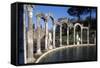 Colonnade of Canopus, Villa Adriana-null-Framed Stretched Canvas