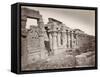 Colonnade of Temple of Isis-null-Framed Stretched Canvas