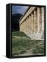 Colonnade of Temple of Segesta, Sicily, Italy, 5th Century BC-null-Framed Stretched Canvas