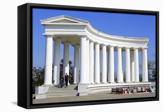 Colonnade of Vorontsov's Palace, Odessa, Crimea, Ukraine, Europe-Richard Cummins-Framed Stretched Canvas