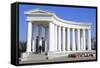 Colonnade of Vorontsov's Palace, Odessa, Crimea, Ukraine, Europe-Richard Cummins-Framed Stretched Canvas