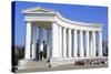 Colonnade of Vorontsov's Palace, Odessa, Crimea, Ukraine, Europe-Richard Cummins-Stretched Canvas