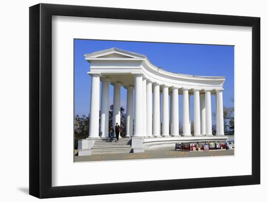 Colonnade of Vorontsov's Palace, Odessa, Crimea, Ukraine, Europe-Richard Cummins-Framed Photographic Print