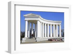 Colonnade of Vorontsov's Palace, Odessa, Crimea, Ukraine, Europe-Richard Cummins-Framed Photographic Print