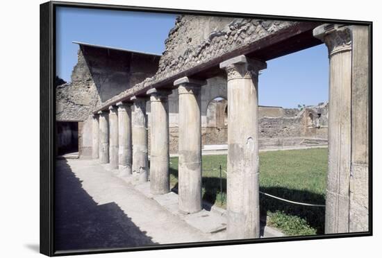 Colonnade, Stabian Baths, Pompeii-null-Framed Photographic Print