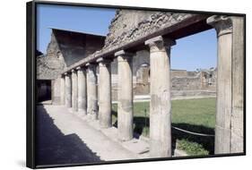 Colonnade, Stabian Baths, Pompeii-null-Framed Photographic Print