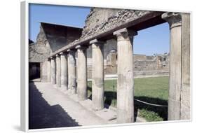 Colonnade, Stabian Baths, Pompeii-null-Framed Photographic Print