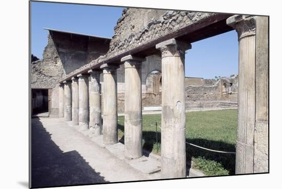 Colonnade, Stabian Baths, Pompeii-null-Mounted Photographic Print