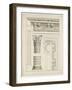 Colonne avec chapiteau, entablement et corniche-Charles Le Brun-Framed Giclee Print