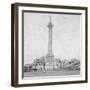 Colonne De Juillet, Place De La Bastille, Paris, France, Late 19th or Early 20th Century-null-Framed Giclee Print