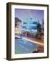 Colony Hotel and Classic Car, South Beach, Art Deco Architecture, Miami, Florida, Usa-Robin Hill-Framed Photographic Print