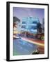 Colony Hotel and Classic Car, South Beach, Art Deco Architecture, Miami, Florida, Usa-Robin Hill-Framed Photographic Print