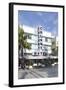 Colony Hotel, Facade, Art Deco Hotel, Ocean Drive, Miami South Beach-Axel Schmies-Framed Photographic Print