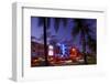 Colony Hotel, Facade, Ocean Drive at Dusk, Miami South Beach, Art Deco District, Florida, Usa-Axel Schmies-Framed Photographic Print