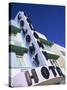 Colony Hotel, Ocean Drive, Art Deco District, Miami Beach, South Beach, Miami, Florida, USA-Fraser Hall-Stretched Canvas
