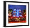 Colony Hotel on Ocean Drive in the Art Deco District of South Miami Beach in Miami, Florida, USA-null-Framed Art Print