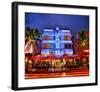 Colony Hotel on Ocean Drive in the Art Deco District of South Miami Beach in Miami, Florida, USA-null-Framed Art Print