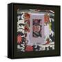 COLOR AND PATTERN COLLAGE-Linda Arthurs-Framed Stretched Canvas