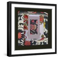 COLOR AND PATTERN COLLAGE-Linda Arthurs-Framed Giclee Print