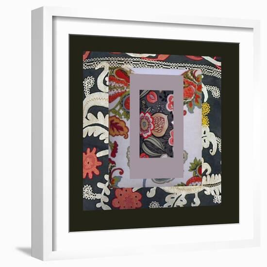 COLOR AND PATTERN COLLAGE-Linda Arthurs-Framed Giclee Print