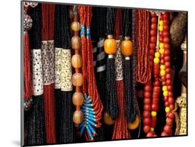 Color Bead Strands, Katmandu, Nepal-Art Wolfe-Mounted Photographic Print