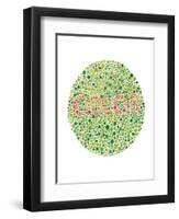 Color Blindness Test-Spencer Sutton-Framed Giclee Print