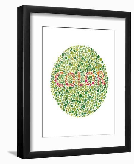 Color Blindness Test-Spencer Sutton-Framed Giclee Print