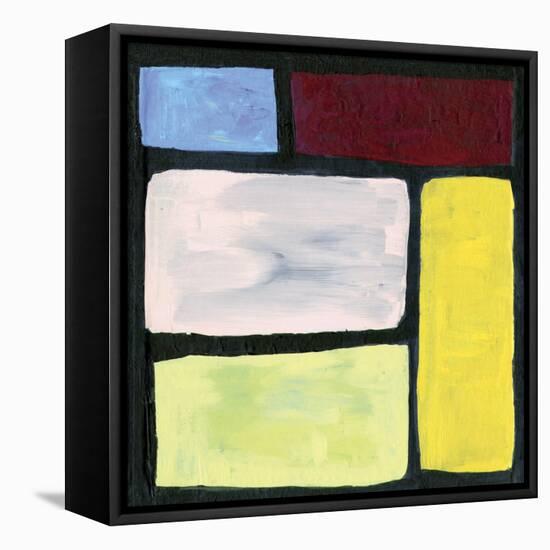 Color Block 2-Summer Tali Hilty-Framed Stretched Canvas