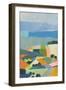 Color Block Hills-Jan Weiss-Framed Art Print