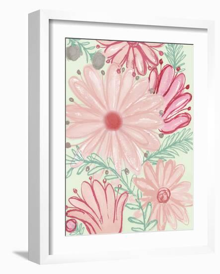 Color Burst Blooms I-Elizabeth Medley-Framed Art Print