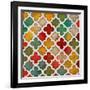 Color Burst Lattice I-Lanie Loreth-Framed Art Print