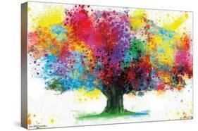 Color Bursting Tree-Trends International-Stretched Canvas