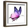 Color Butterfly Flying-suns_luck-Framed Art Print