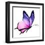 Color Butterfly Flying-suns_luck-Framed Art Print