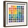 Color Chart-Wild Apple Portfolio-Framed Art Print