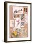 Color Collage-null-Framed Art Print