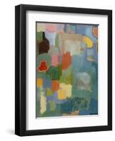 Color Essay in Turquoise-Kim Parker-Framed Giclee Print