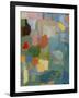 Color Essay in Turquoise-Kim Parker-Framed Giclee Print