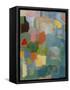 Color Essay in Turquoise-Kim Parker-Framed Stretched Canvas