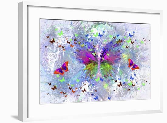 Color Explosion 21-Ata Alishahi-Framed Giclee Print