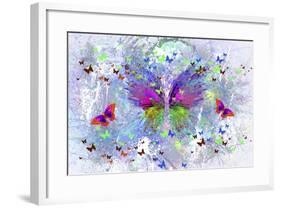 Color Explosion 21-Ata Alishahi-Framed Giclee Print