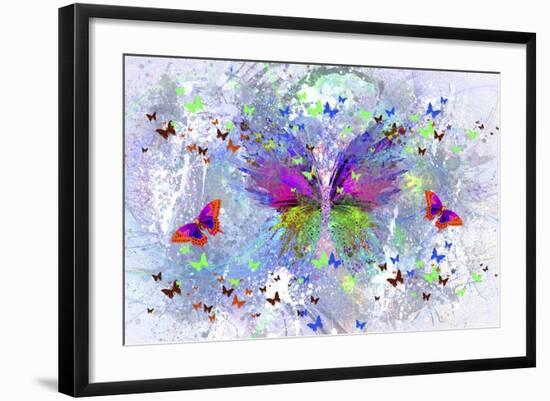 Color Explosion 21-Ata Alishahi-Framed Giclee Print