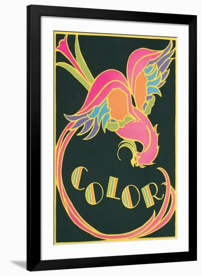 Color, Fantastic Bird-null-Framed Giclee Print