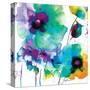 Color Flowers-Victoria Brown-Stretched Canvas