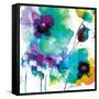 Color Flowers-Victoria Brown-Framed Stretched Canvas