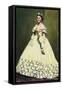 Color Illustration of Mary Todd Lincoln-null-Framed Stretched Canvas