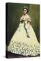 Color Illustration of Mary Todd Lincoln-null-Stretched Canvas