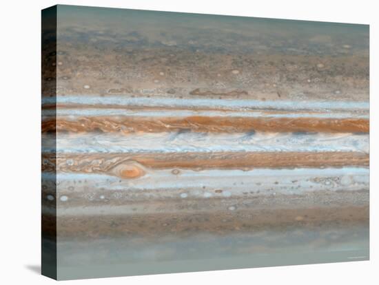 Color Map of Jupiter-Stocktrek Images-Stretched Canvas