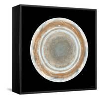 Color Map of Jupiter-Stocktrek Images-Framed Stretched Canvas